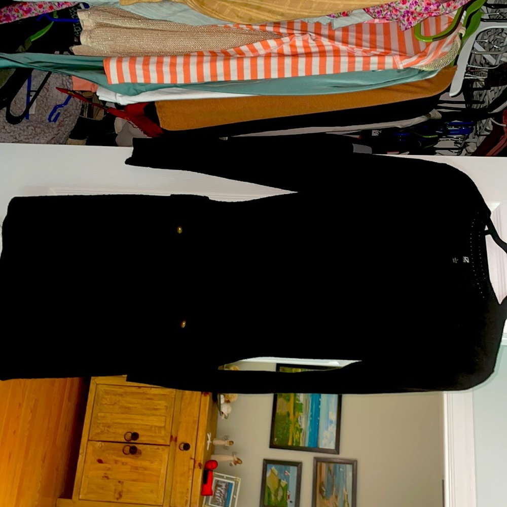 Professional black dress